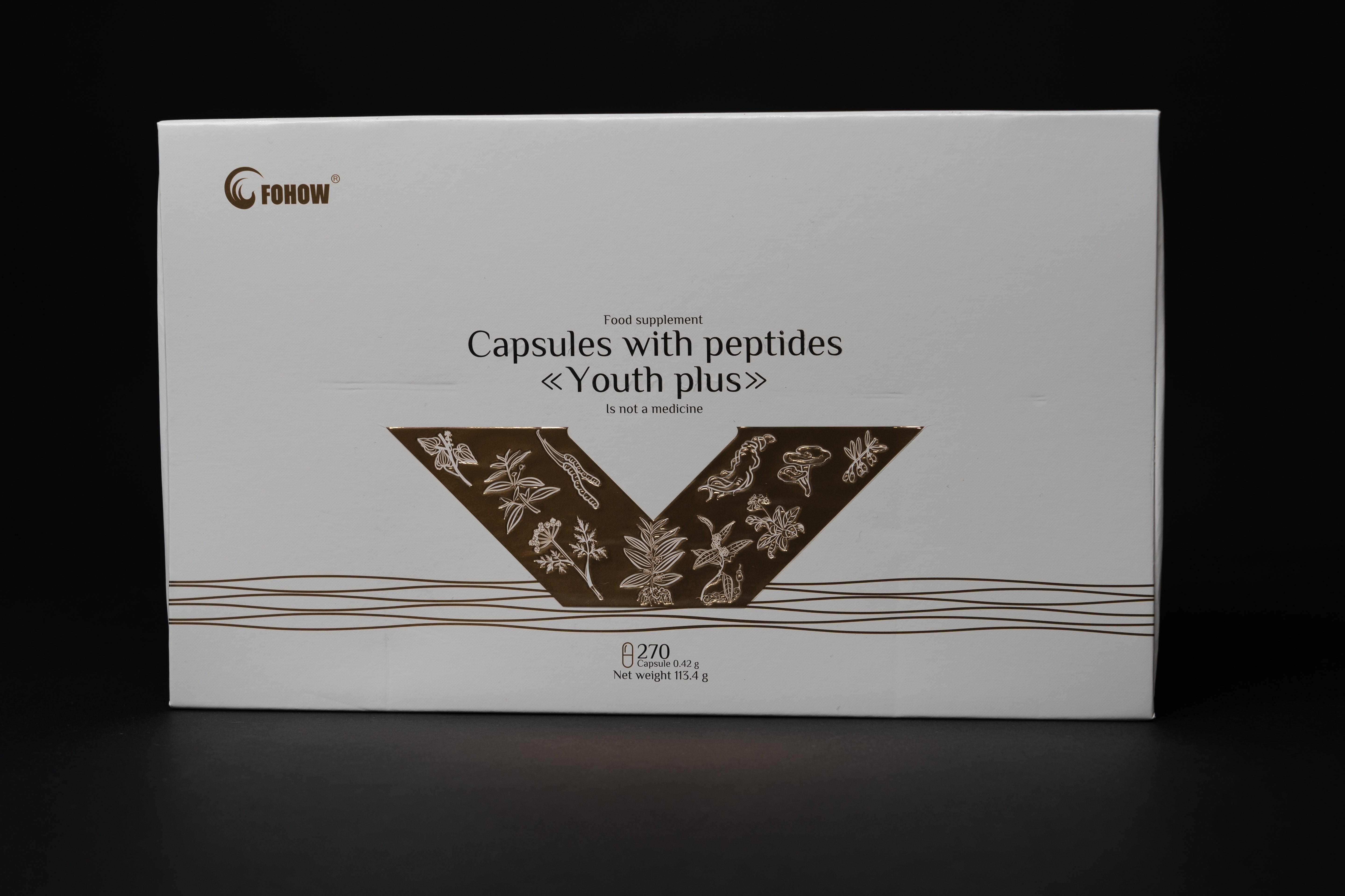 Capsules with Peptide Youth Plus Fohow