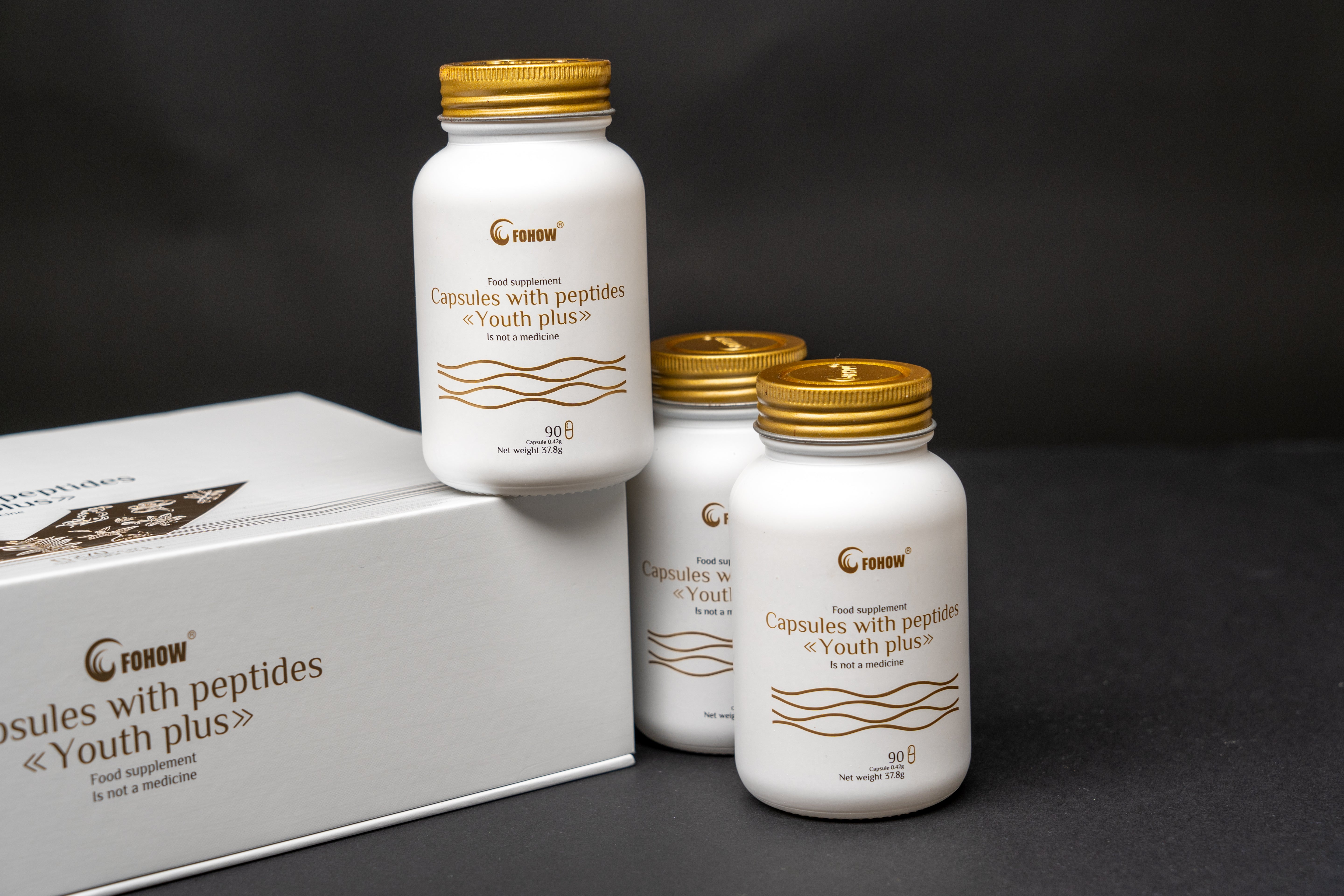 Capsules with Peptide Youth Plus Fohow