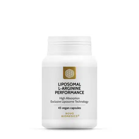 Supliment L-Arginina, L-Arginine Performance Liposomal, 45 Capsule vegane, 430 mg Complex (301 mg Activ), Novo Biomedics