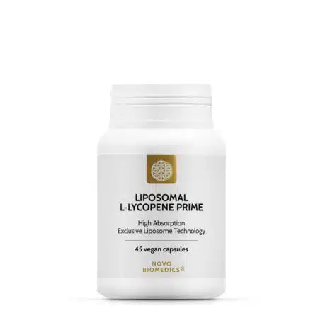 Supliment L-Licopen, L-Lycopene Prime Liposomal, 45 Capsule vegane, 172 mg Complex (60.2 mg Activ), Novo Biomedics