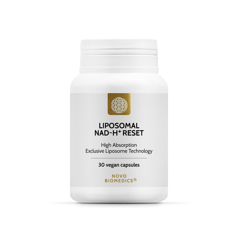 Supliment NADH, Liposomal NAD-H Reset, 30 Capsule vegane, 100 mg Complex, Novo Biomedics