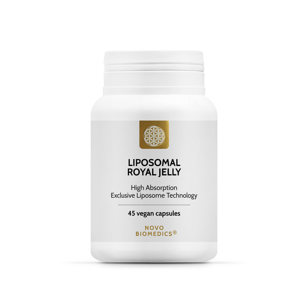 Supliment Laptisor de Matca, Liposomal Royal Jelly, 45 Capsule vegane, 120 mg Complex, Novo Biomedics