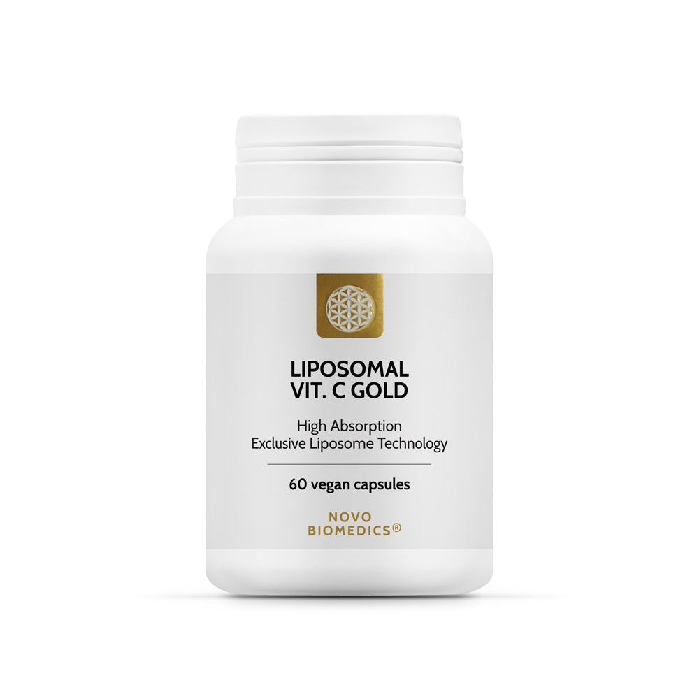 Supliment Vitamina C, Liposomal Vit C Gold, 60 Capsule vegane, 240 mg Complex, Novo Biomedics