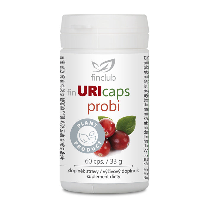 Uricaps Probi - Extract de merişoare cu probiotice
